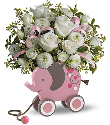 MiGi Baby Elephant by Teleflora - Pink